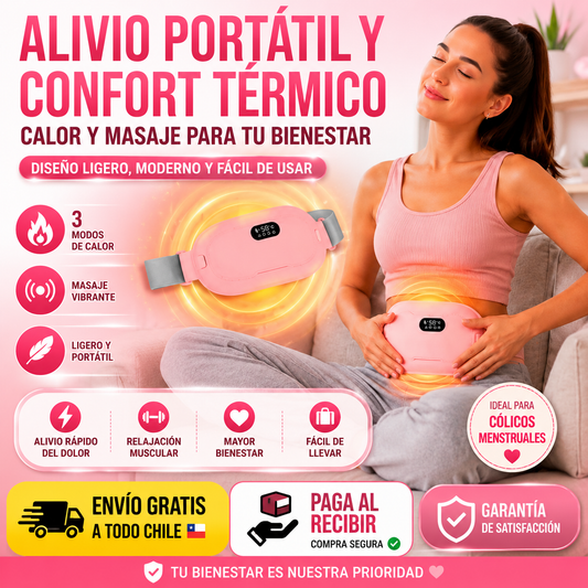 Cinturon para el Dolor Menstrual Termico Masajes